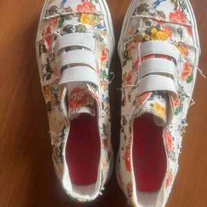 Girls Sz 3 Floral Kids Shoes